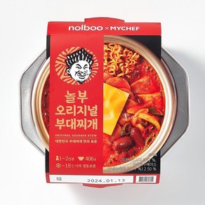 [메가마트][마이셰프] 놀부 오리지널 부대찌개 406g, 1개