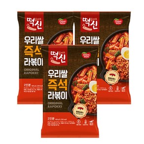 동원 떡볶이의 신 즉석 라볶이, 404g, 3개