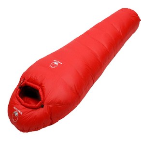 침낭 슬리핑백 백패킹 초경량 사계절 보온 비박 차박, 1개, 레드 400G 거위털(0 - 10)