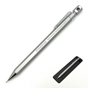 [국내발송]스테들러 STAEDTLER 헥사고날 실키실버 925-77 0.5mm(가죽케이스 포함)