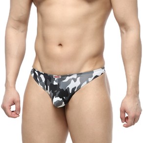 METROMALEWEAR [M2W] Pouch Thong Grey Camo (2302-52)