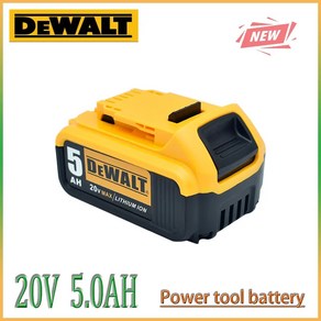 드릴 DeWalt 전동 공구 배터리 DCB184 DCB181 DCB182 DCB200 20V 3A 5A 6A 18 볼트 5000mAh, [06] 3.0AH-1PCS, 1개