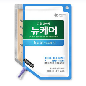 뉴케어 RTH 당뇨식 300ml/ 400ml/ 500ml x20팩 [피딩줄 20개 포함], 400ml
