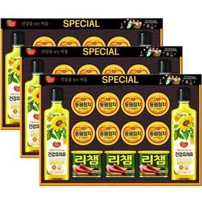 동원참치선물세트 스페셜S호 x 3세트(1BOX)캔 추석 회사직원 선생님 대량구매 햄 명절선물 설 거래처 리챔 참치, 3세트