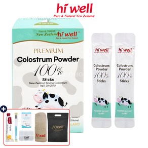 하이웰 초유 파우더 100% 30스틱 뉴질랜드 초유단백질 Colostum, 60g, 1개