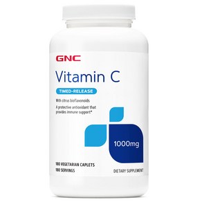 GNC 비타민 C 타임릴리즈 1000mg 180정