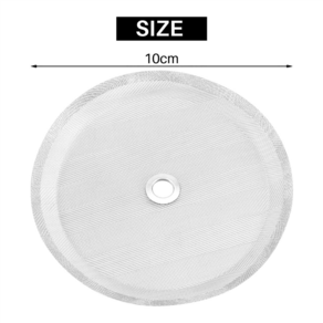 프렌치 프레스 교체 필터 스크린 프렌치 프레스 커피 메이커용 재사용 가능한 스테인레스 스틸 메쉬 필터, 1개