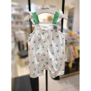[압소바] 여름 40% /한여름 시원하게 입기 좋은 민소매 우주복 /부드러운 터칭으로 실내복부터 외출복까지 모두 OK*로로무소우주복*