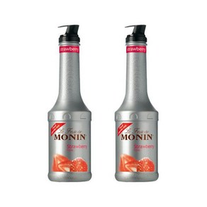 모닌 스트로베리 믹스퓨레 1000ml 1개 1L, 2개