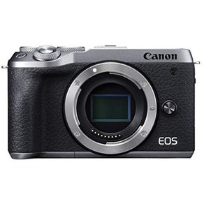 Canon 미러리스 일안 카메라 EOS M6 Mak II 바디 실버 EOSM6MK2SL-BODY