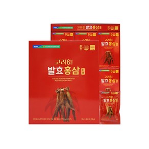 지리산마천 농협 6년근 발효홍삼 진액 30포 당일발송, 1세트, 70ml