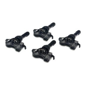 닛산 르노 인피니티 407004CB0B 407004CB0A 에 맞는 4Pcs TPMS 타이어 압력 모니터, Black, 1)Black