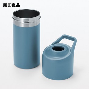 무인양품 MUJI 페트병 보냉 홀더 500-650mL, 블루, 1개