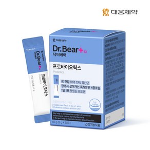 라운지전용 대웅제약 닥터베어EX 프로바이오틱스 면역 유산균 1박스, 60g, 1개