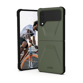 URBAN ARMOR G이어 UAG 삼성 갤럭시 Z 플립 4 케이스 2022 전용 디자인 그린 올리브 민간인 매끄러운 초박형 충격 흡수 보호 커버 241714