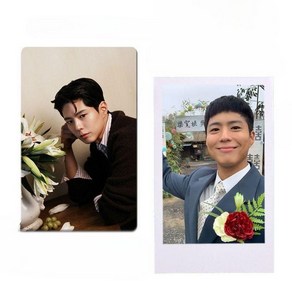 배우 박보검 개인 포토카드 포카 굿즈 100장, 카드만, 밝은 필름, 2 둥근 모서리카드 50장
