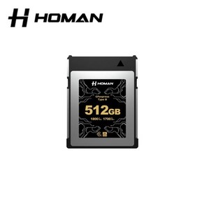 [HOMAN] CFexpess Cad Type-B 512GB / 호만 CF익스프레스 메모리카드, 523GB, 1개