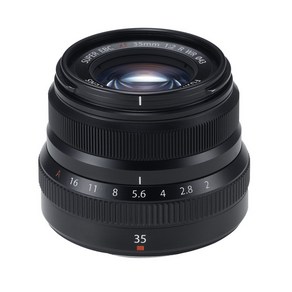 FUJIFILM X 교환 렌즈 후지논 단초점 표준 콤팩트 35mm F2 방진 방적 내저온 조리개 링 블랙 F XF35MMF2 R WR B, 상세페이지 참조