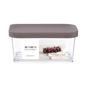 로이첸 BPA프리 차곡차곡 파스텔 밀폐용기, 1개, 460ml, 코코아