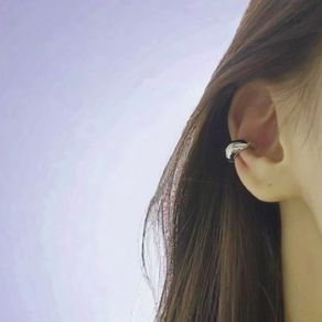 쥬얼포레 국산 이어커프 실버 색상 귀안뚫는귀걸이 귀찌 earring 귀안아픈귀걸이 데일리 심플 기본 고급 스트릿