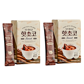 무화당 에리스리톨 저당 핫초코, 25g, 10개입, 2개