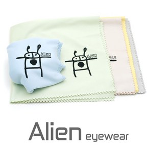 Alien eyewear 옵션선택 안경닦이천 30cm사이즈 18x15cm 극세사 렌즈닦이천