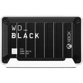 WDBLACK 1TB D30 게임 드라이브 SSD 휴대용 외장 솔리드 스테이트 Xbox 및 PC와 호환 최대 900MBs WDBAMF0010BBWWESN, Game Dive fo Xbox, 500GB