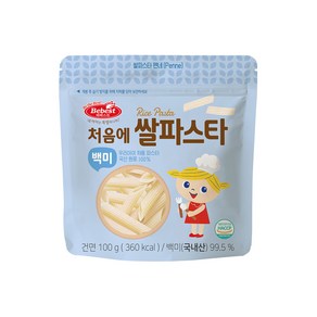 [NEW] 베베스트 처음에 쌀파스타 100g 2종 현미/백미 건면, 1개