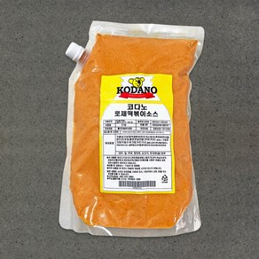 지케이푸드 코다노 로제떡볶이 소스 2kg(드라이) 로제소스 업소용, 코다노 로제 떡볶이소스 2kg, 2kg, 1개