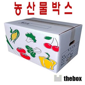 농산물박스5kg 10kg 20kg, 25개, 380 x 250 x 255 mm