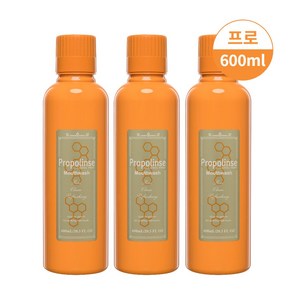 프로폴린스 프로가글 600ml / 충치예방 구강청결 프로폴린스 피에라스 프로가글 (Popolinse Mouth Wash) (Gagle), 3개