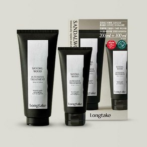 [오원Pick] 롱테이크 트리트먼트 단독기획 200ml+100ml(샌달우드/블랙티앤피그) 택1, 롱테이크 샌달우드 인텐시브 트, 1개