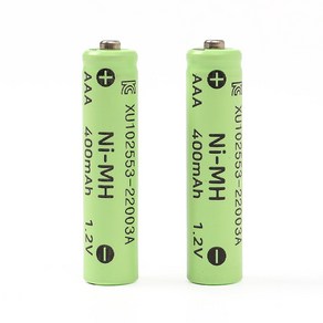 400mAh 니켈수소 AAA 충전지 2p세트 충전용건전지, 2개입, 1개