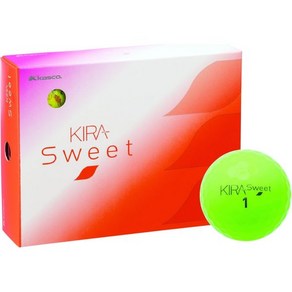 [관부가세포함] Kasco Kia SWEET 골프공 12개(12팩), 12개