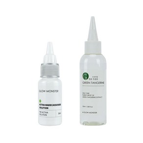 글로우몬스터 액티바 마데카소사이드 솔루션 원액 30ml 1개+프리미엄 청귤 추출물 원액 100ml 1개, 1세트