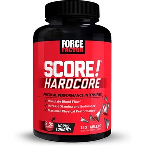 Force Factor 포스 팩터 SCORE! Hardcore 타블렛 120정