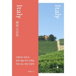 와인 인문학 : 이탈리아편 : 이탈리아 와인과 문화 예술 역사 건축을 연결 짓는 와인 인문학, 배영달 저, 라이릿