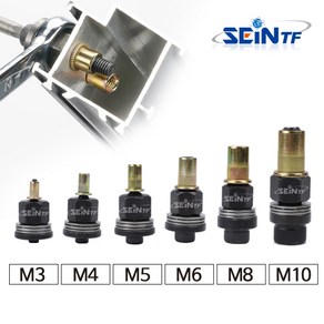 세인티에프 너트 리벳 수동 아답터 팝너트 리벳건 어댑터 리벳못, M6, 1개