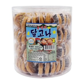 뉴자은도 추억의 달고나 원형 12g x 100개입, 1.2kg, 1개