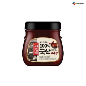 (상온)해찬들 100%국산고추장500g, 1개, 500g