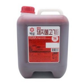 [CJ제일제당] 매콤돼지불고기양념 (백설 10K), 1개, 10kg