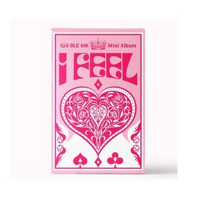 (여자)아이들 - 미니 6집 I feel [Queen Ve.] - 플레잉카드+리릭 페이퍼+포토 카드(랜덤 1종)+폴라로이드(랜덤 1종)+미니 포스터(랜덤 1종) 포스터포함