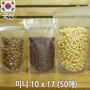 스탠딩 지퍼백 10 x 17cm 미니 50매, 1개