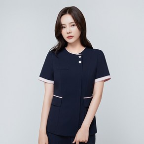 [더유니폼랩] 간호복 상의 병원유니폼 스크럽복 병원복 라운드넥 NCS-04