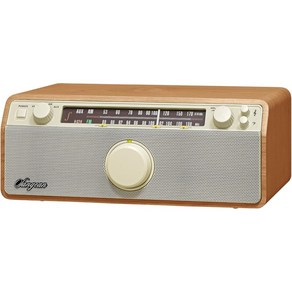 Sangean 산진 WR-12BT스테레오 아날로그 라디오(다크 월넛), Walnut, Radio, Walnut