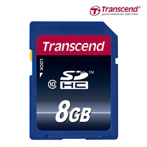 트랜센드 SDHC CLASS10 메모리카드 TS8GSDHC10, 8GB