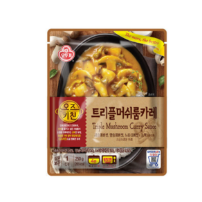 오뚜기 오즈키친 트리플머쉬룸카레, 250g, 8개