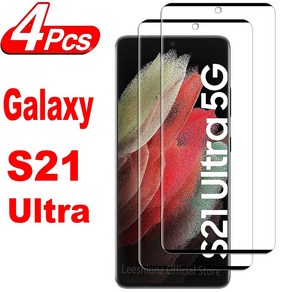 갤럭시 S21 울트라 5G 용 강화 유리 필름 3D 화면 보호기 1 개 4 개, 01 Fo Galaxy S21 Ulta, 01 1 pieces