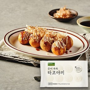 문어쏙쏙 타코야끼 176g(소스 가쓰오부시 포함) 원팩 전자레인지용 문어볼, 176g, 1개