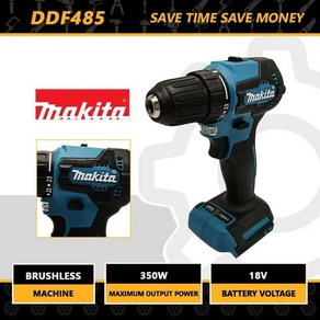 Makita DDF485 18V 1000Nm 브러시리스 충전식 10mm 임팩트 드라이버